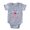 Heather Grey, variant on CafePress - Hippo Hug - Cute Infant Baby Football Bodysuit