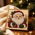 thumbnail image 5 of Diy Christmas Pearl Diamond Painting Art Kit With Frame,Christmas Santa Diamond Art Craft Set for Adults, Handmade Holiday Wall Decor, Beginner Painting Kit for Christmas Home Decoration, 5 of 6