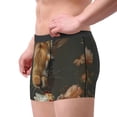 thumbnail image 2 of Pofeuu Palatial Style Flower Rabbit Print Men’s Boxer Briefs, Moisture-Wicking Underwear, Regular,Trunk-Small, 2 of 5