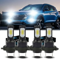 H7 Headlights for 2016-2018 Hyundai Tucson H7 LED High/Low Beam 6500K White