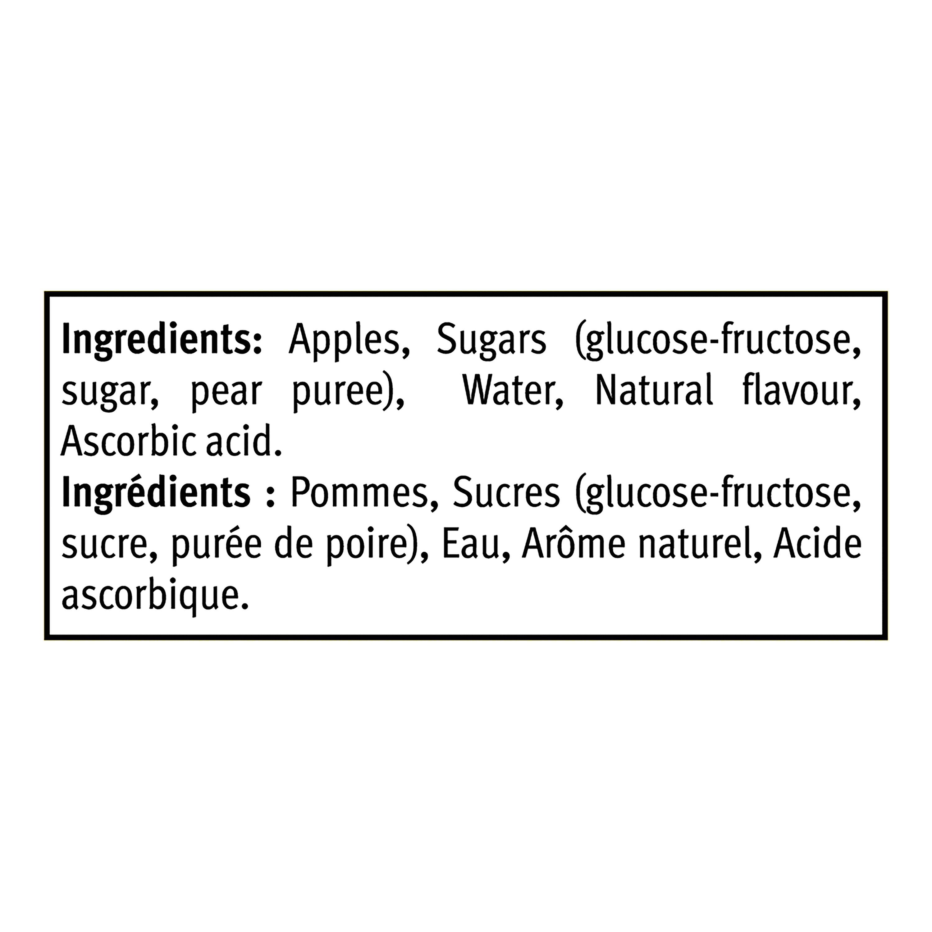 Collation aux fruits Fruitsations de Mott’s - poire et pomme originale