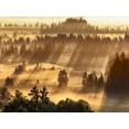 thumbnail image 2 of Krahmer, Frank 18x15 Gold Ornate Wood Framed with Double Matting Museum Art Print Titled - Fog impression at Sindelbachfilz, Bavaria, Germany, 2 of 4