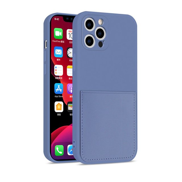Funda de teléfono de silicona de Color caramelo para iPhone 12 13 14 SE 2020 11 Pro Max XS X XR 7 8 Plus, tarjetero, funda suave a prueba de golpes Tan Jianjun unisex