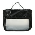 thumbnail image 2 of Unique Bargains 1 Pc Women Portable Flip Cover Makeup Bag for Vacation Camping Travel Gym PU Leather Black, 2 of 4