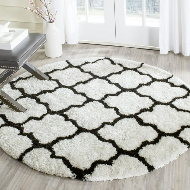 Safavieh Barcelona Anabelle Tapis Peluche Shag Géométrique