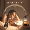thumbnail image 3 of Lámpara Candle Warmer Candeldo con temporizador negra con 2 bombillas, 3 of 8