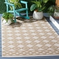 thumbnail image 5 of SAFAVIEH Global Paylynn Diamond Indoor/Outdoor Area Rug, Beige/Brown, 8' x 10', 5 of 5