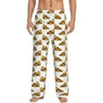 thumbnail image 2 of Goofa Pizza Printed Soft Pajama Pants for Men, Wide Leg Comfy Casual Lounge Yoga Pants-XX-Large, 2 of 9