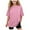 Pink, variant on Quealent Girls Short Sleeve T Shirts Kids Summer Oversized Tops Casual Crewneck Basic Tees Purple for 9-10 Years