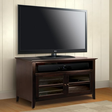 44" TV Stand for TVs up to 46", Dark Espresso