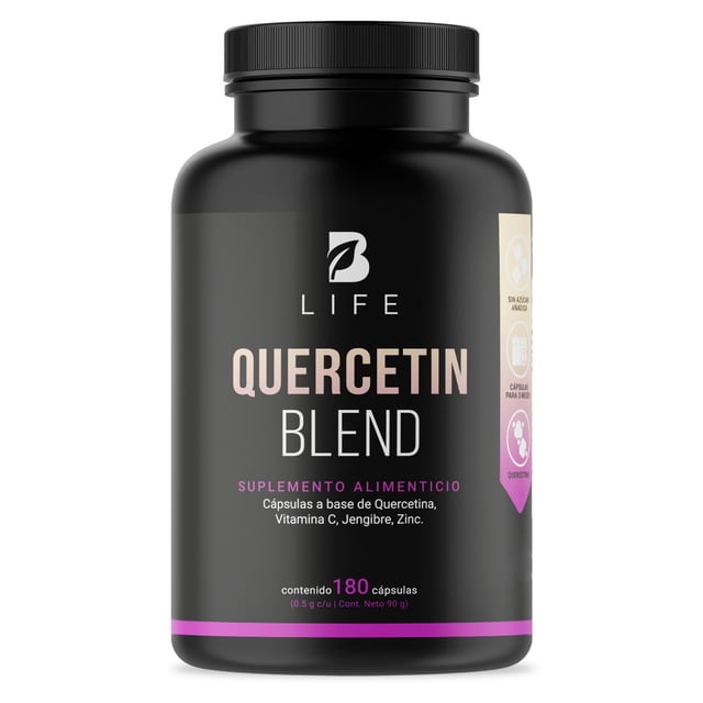 Quercetina 180c Con Vitamina C Quercetin Blend B Life. BLIFE Cápsulas