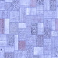 thumbnail image 1 of Ahgly Company Indoor Square Patchwork Blue Transitional Area Rugs, 5' Square, 1 of 4