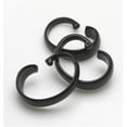 thumbnail image 1 of Carnation Home Fashions SCHE-13 Crochets de Rideau de Douche en Plastique de Type C en Brun, 1 of 1