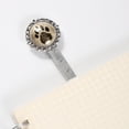 thumbnail image 3 of Paw prints Book Mark: a Vintage Silver Lace-Edged Bookmark - Gift for Book Lovers and Readers, 3 of 5