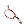 thumbnail image 2 of 4 Pcs 12v 8mm LED Panel Dash Warning Light Indicator Lamp LED Panel Suitable for Car Van Truck Other Universal Vehicle, 2 of 7