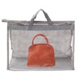 thumbnail image 5 of Unique Bargains Handbag Dust Bags, L Size PVC Dustproof Transparent Purse Protector, Light Gray, 5 of 5