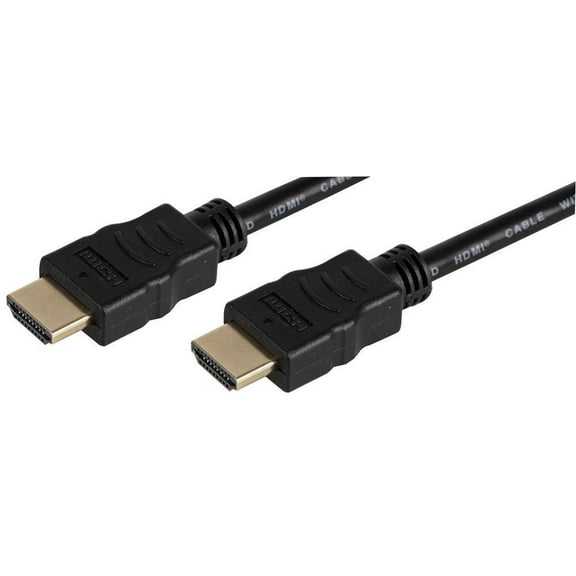 PRO SIGNAL High Speed 4K UHD HDMI Lead, Male to Male, Gold Connectors 0.3m Black