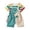 1-Green523, variant on Byoo Toddler Boy Cloth Set Short Sleeve Stripe Tee Dinosaur Printed Overalls Outfit Set Comfy Cute Casual Two Piece Tracksuit Sets