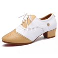 thumbnail image 4 of XIHAHA zapatos de mujer, zapatos de baile latino, zapatos de Salsa Jazz para mujer, tacones de 5cm, zapatos de baile de salón, zapatillas de deporte de suela blanda para mujer, 4 of 5