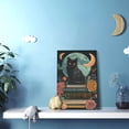 thumbnail image 5 of 12x18 inch Canvas Hanging Picture Black Cat And Rose Book Garden Decor Poster,Home Room Decor Study Accessory,Charm Black Cat And Rose Book Modern Style Painting Canvas,Gifts For Cat Lovers, 5 of 6