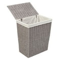 thumbnail image 3 of Honey Can Do 7-Piece Twisted Paper Rope Woven Bathroom Storage Basket Set, Gray, 3 of 10