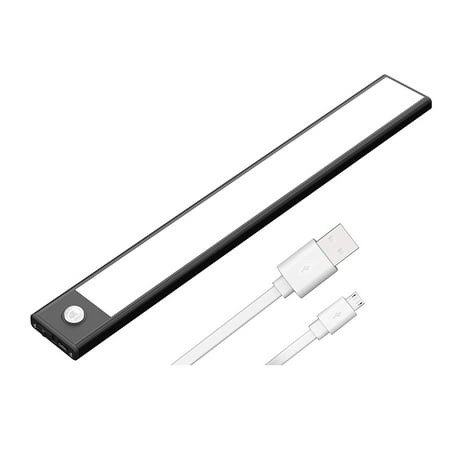 

Honrane Cabinet Light One-key Adjustment Three Modes Magnetic Mounting Punch Free Ultra Bright Illumination Wireless USB Rechargeable under Counter Light Indoor Use