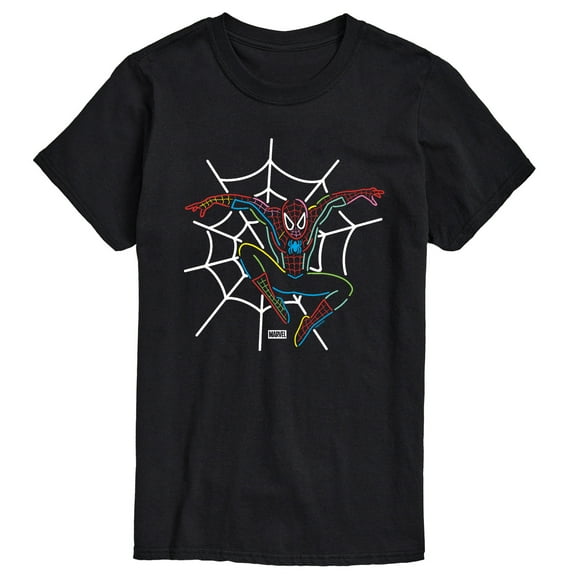 Marvel - Spider-Man Neon Web - Men's Short Sleeve Graphic T-Shirt