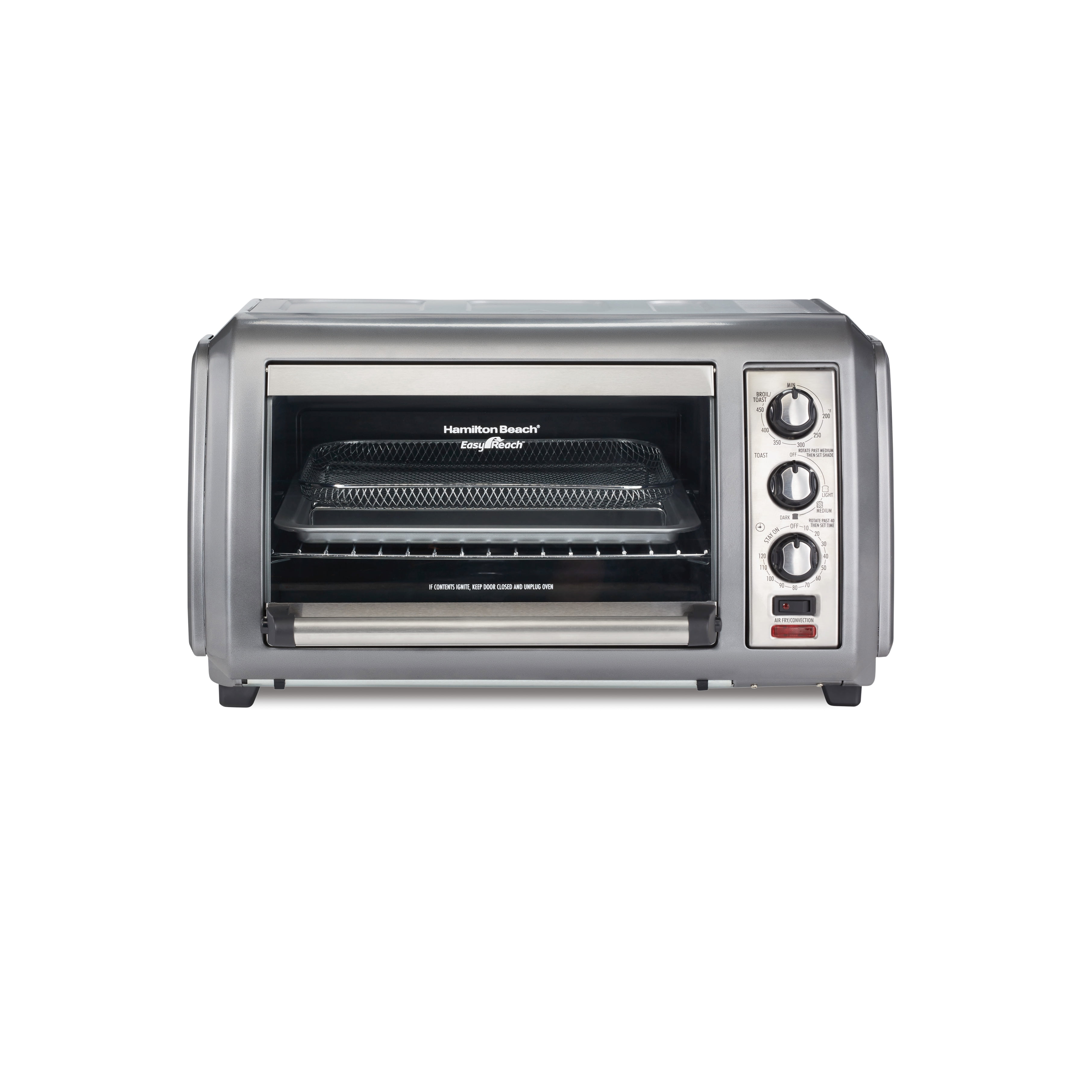 Hamilton Beach Toaster Oven In Charcoal Model# 31148