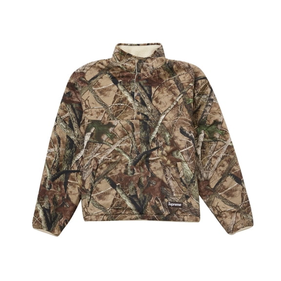 Supreme Men's Polartec Shearling Reversible Pullover (FW24) TrueTimber HTC Fall Camo, from StockX