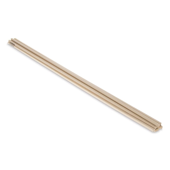 Midwest Products Basswood Strips - 10 Pieces, 3/16" x 3/16" x 24"