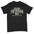 thumbnail image 5 of Proud Veteran T-shirt Veteran's Day Military Honor US Flag Army Air Force RED Friday American Patriot Men's Tee, 5 of 7