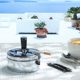 thumbnail image 2 of 2X Indoor and outdoor rotating metal ashtray - closed rotating ashtray - wind ashtray (1 - rotating ashtray), 2 of 5