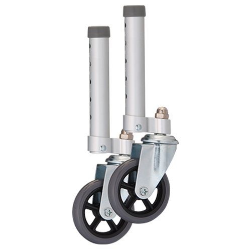 3 Inch Swivel Wheels for 1 Inch Folding Walker 1 Pair / Pair 418SI