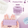 thumbnail image 7 of 20 Pcs Wrist Towels for Washing Face, Face Washing Wristband, Microfiber Wrist Spa Wash Band Wristba flannel, 7 of 7