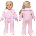 thumbnail image 5 of AmaMary Pink Down Jumpsuit for 18 inch Dolls, Winter Warmth Outfit for Dolls, 5 of 5