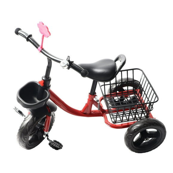 Niñas de las niñas equilibran los triciclos, Poliuretano de metal ergonómico para niños pequeños deseño de pedal de triciclo.