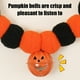 thumbnail image 5 of Collar de Halloween para Mascotas con Bolas de Pelo Sintético, Diseño de Calabaza y Cascabeles | Naranja, Poliéster, Talla L (26-45 Cm), 18 X 15 X 3 Cm, 16 G, 5 of 6
