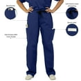 thumbnail image 3 of HeedFit Long-Lasting, Workwear, Unisex Scrub Pants, m, Navy Blue, 3 of 6