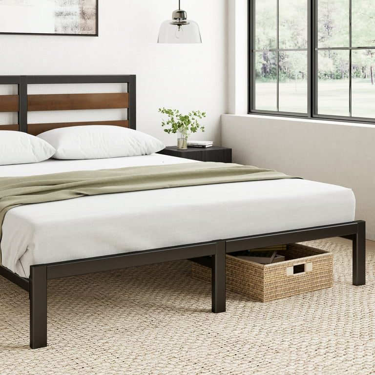 悠さま、専用！ Amazon.com: Liink1Ga White Double Bed Frame Full Size Bed