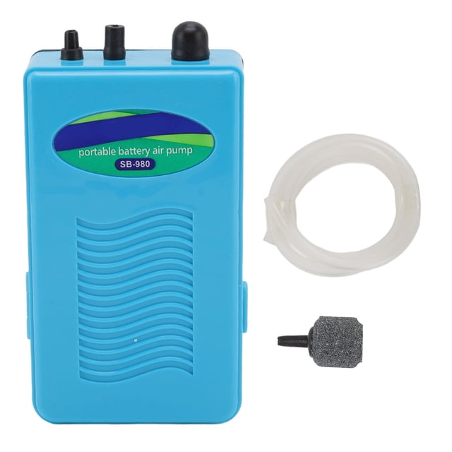 Bomba de tanque de peces con batería seca, bomba de oxígeno para acuario, bomba de aire inteligente para tanque de peces, bomba de aire para acuario, eficiencia maximizada Jadeshay A