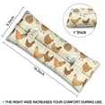 thumbnail image 4 of Artistic Chicken Print Mastectomy Pillow - Soft Car Seatbelt Protector for Breast Cancer Recovery, 4 of 7