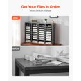 thumbnail image 2 of VEVOR Literature Organizer, 36 Compartments Office Mailbox with Adjustable Shelves, Wooden Mailbox Sorter Medium Density Fiberboard Office Home Classroom Storage for Files, Documents, Papers, Grey, 2 of 9