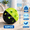 Half Color Green/Black-50 Pack, variant on Sky Blue 50 Pack Plastic Practice Baseballs for Indoor Outdoor and Play