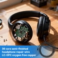 thumbnail image 3 of NUOLUX 1Ud Cable De Auriculares Negro Para Reparación Con Línea Resistente Y Larga Para Uso Cómodo Y Duradero, 3 of 8