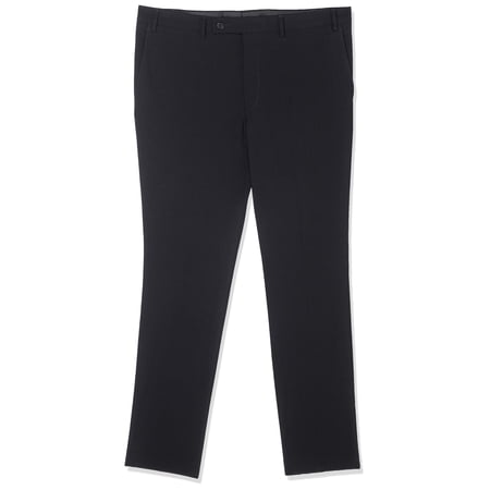 DKNY Men's Modern Fit High Performance Separates Suit Pants, Black Solid, 38W x 32L