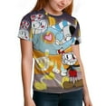thumbnail image 6 of Cuphead T-Shirts for Boys Girls, Kids 3D Print Short Sleeve, Unisex Crew Neck Tee Shirts for Youth, 6 of 9