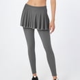 thumbnail image 2 of Swuxness Womens Plus Size Legging Skirt Long Pants Active Wicking High Waisted Elastic Waist, 2 of 5