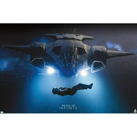 Halo Infinite - Master Chief in Space Wall Poster, 22.375" x 34"