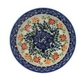 thumbnail image 2 of Blue Rose Polish Pottery Garden Bouquet Dessert Bowl, 2 of 2