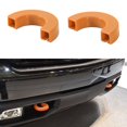 thumbnail image 1 of Funda de enganche de remolque BESTZHEYU, 2 unidades, naranja para Chevy Silverado 1500, 1 of 8